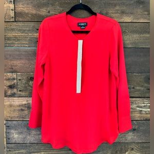 Liz Clairbone Red Blouse size M